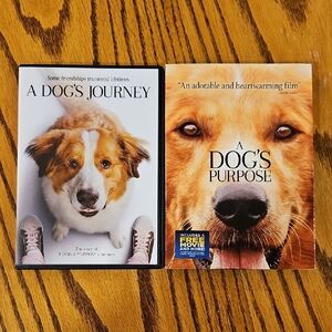 A Dog's Journey & A Dog's Purpose DVD Set Movies Collection